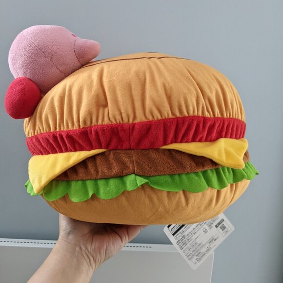 Nintendo Kirby Hamburger Kuji Prize Pillow - Picture 4 of 5